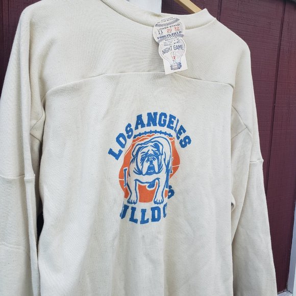 Ebbets Field Flannels NEW Los Angeles Bulldogs Football Utility Sweatshirt - Picture 3 of 14